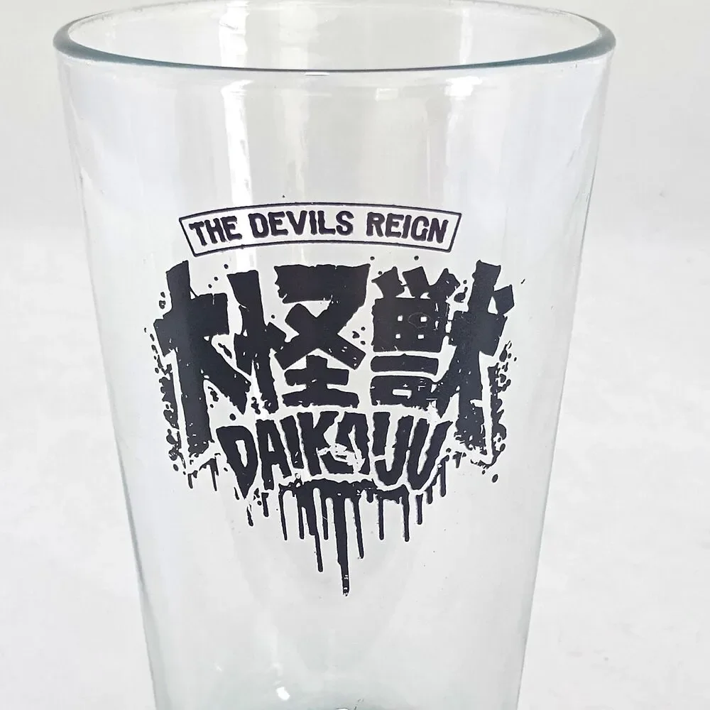 Devils Reign III Daikaiju Pint Beer Glasses Set of 2 Limited Edition Collectible